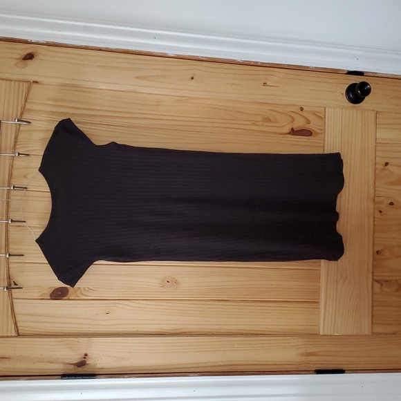 Vintage Black Ribbed Tommy Hilfiger Dress - Picture 4 of 5